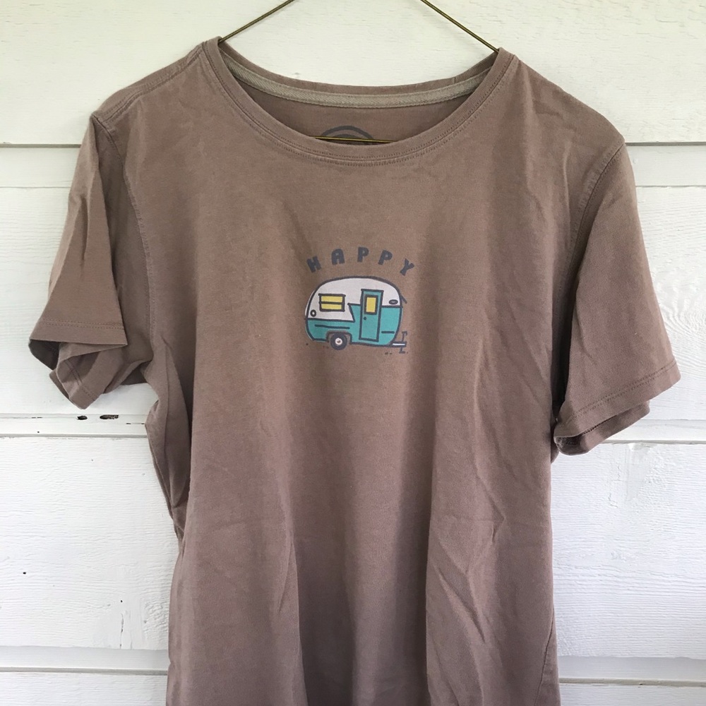 Vintage size M Life is Good short-sleeve shirt